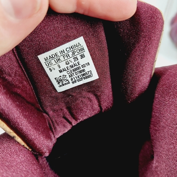 Adidas Crazy 8 Kobe Vino Pack Burgundy Red High Toe Athleisure Sneakers F463 - Picture 8 of 9